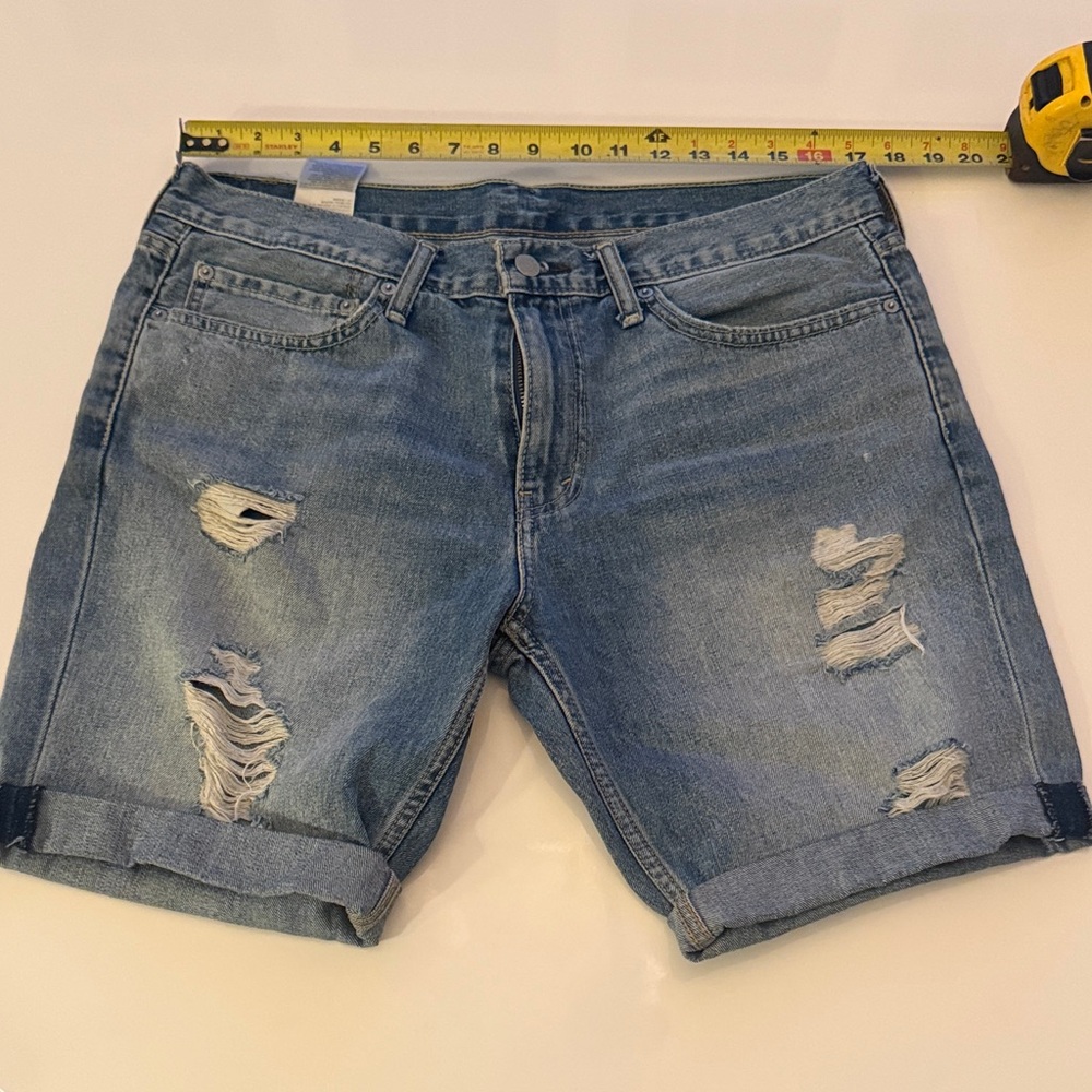 Levi’s Distressed Denim Shorts
